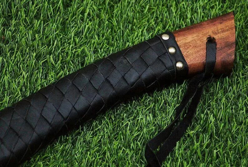 Custom Hand Forged Viking Axe Carbon Steel Blade With Rosewood handle