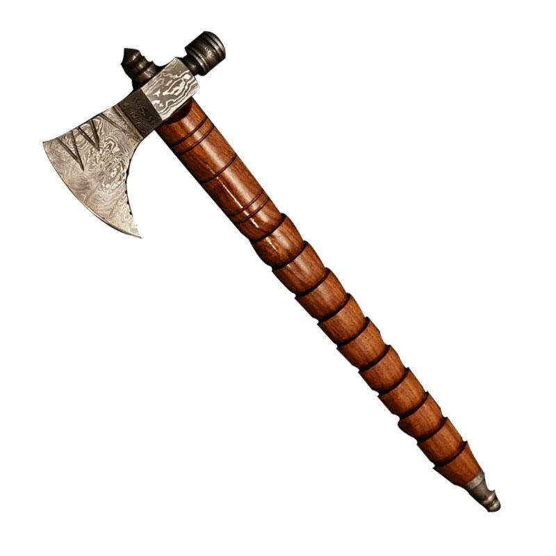 Custom Handmade Damascus Steel Axe