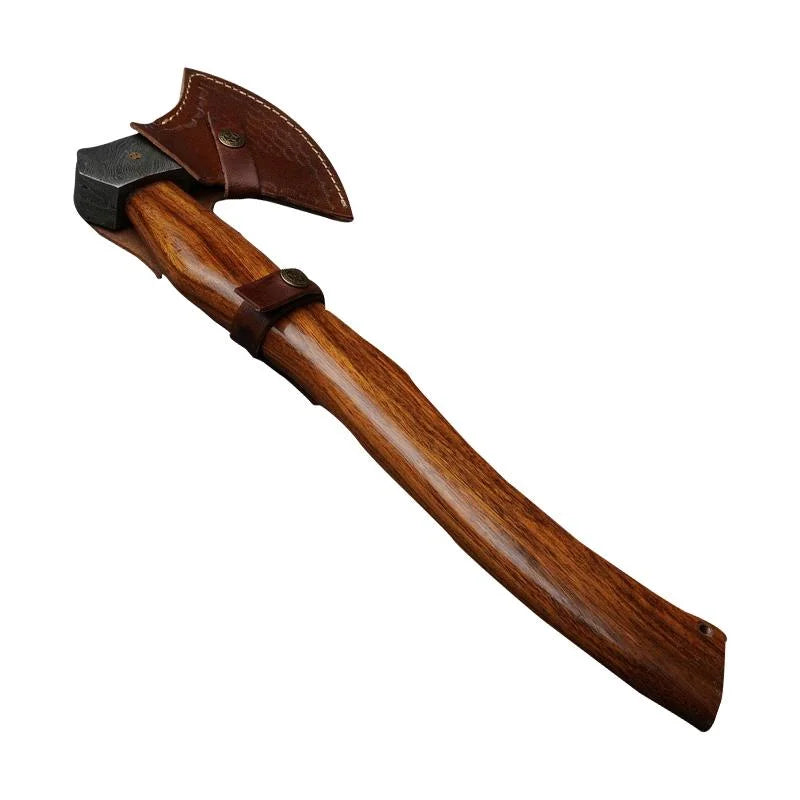 Custom Handmade Damascus Steel Axe
