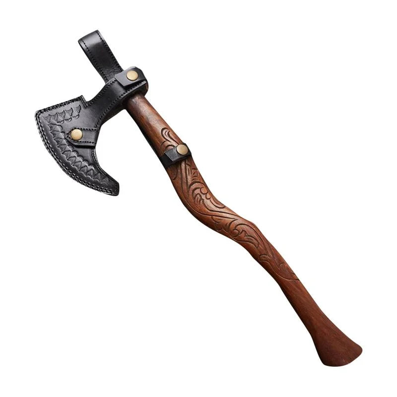 Custom Handmade Damascus Steel Axe