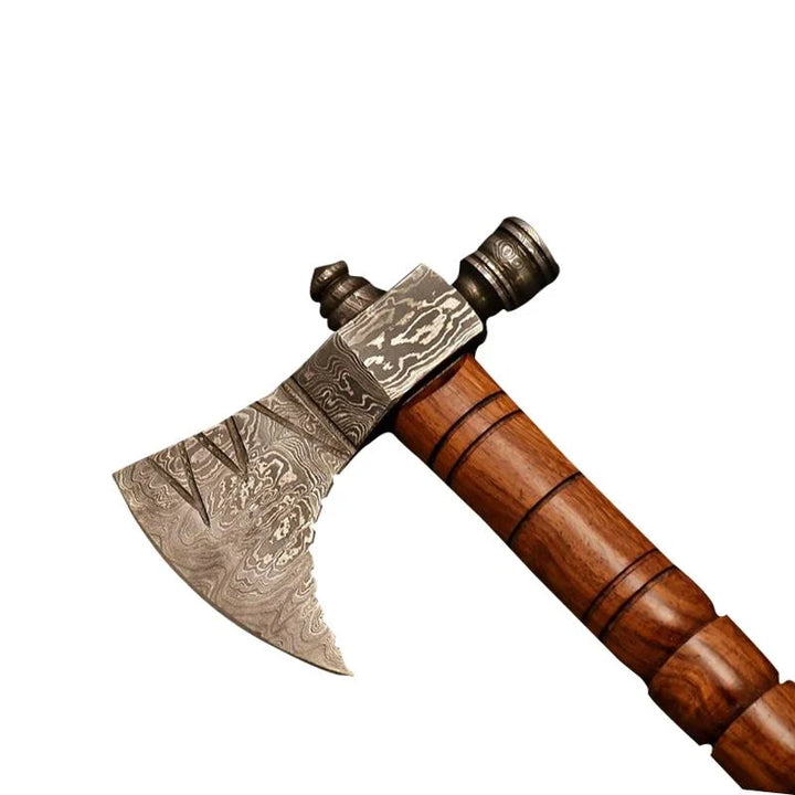 Custom Handmade Damascus Steel Axe