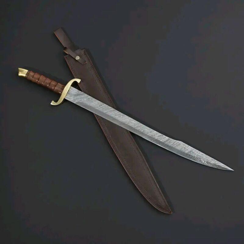 Custom Handmade Damascus Steel Sword