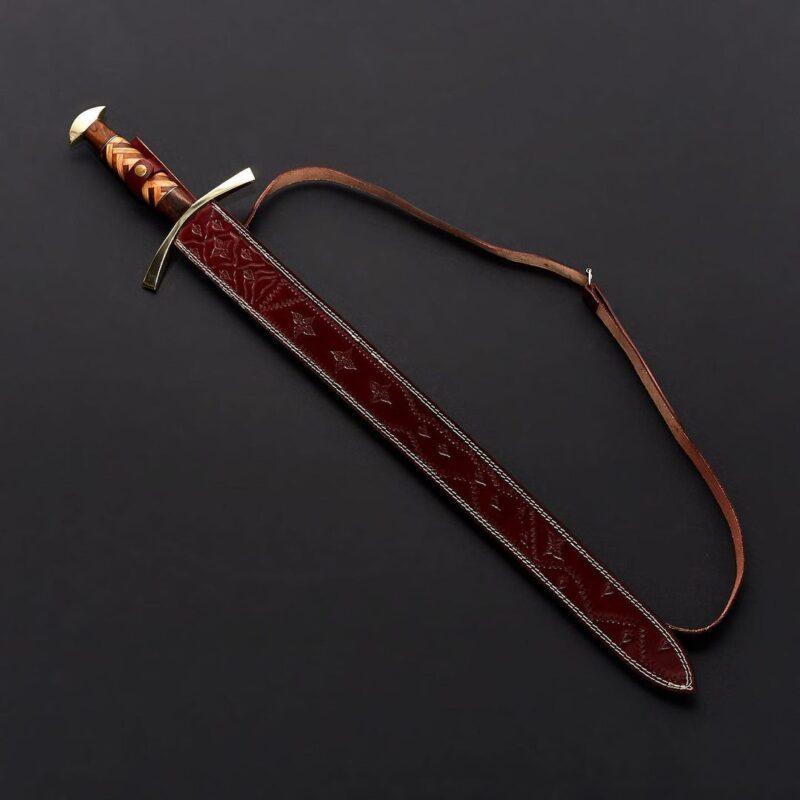 Custom Handmade Damascus Steel Sword