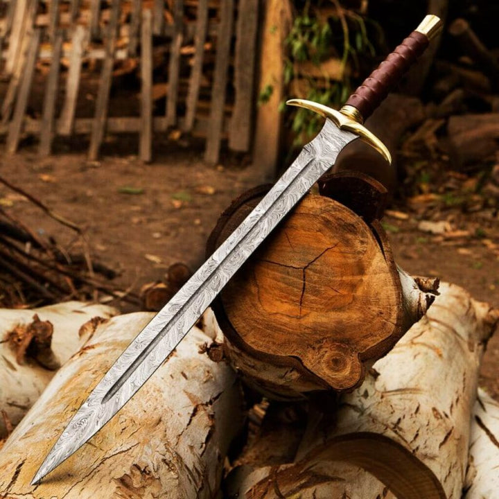 Custom Handmade Damascus Steel Sword