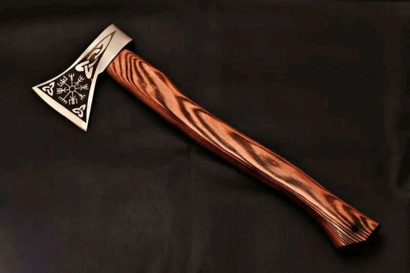 Custom Handmade Viking Axe Ash Wood Handle