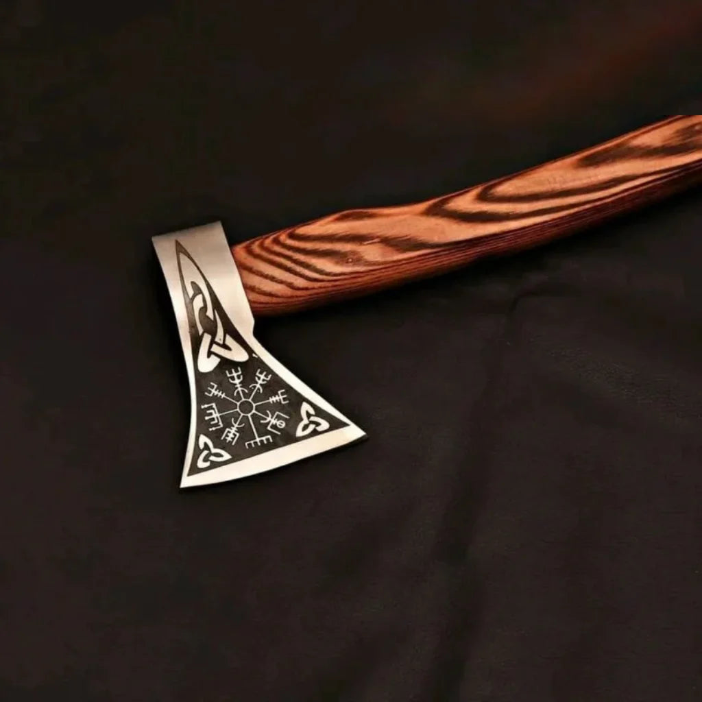 Custom Handmade Viking Axe Ash Wood Handle
