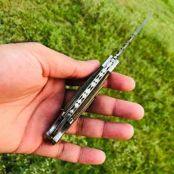 Damascus Folding Pocket Knife