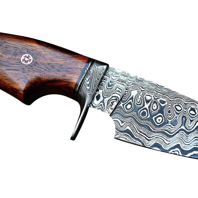 Damascus Hunting Bobcat Knife