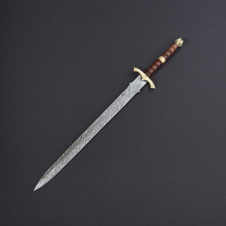 Damascus Steel Sword – 34″ Elegance and Power
