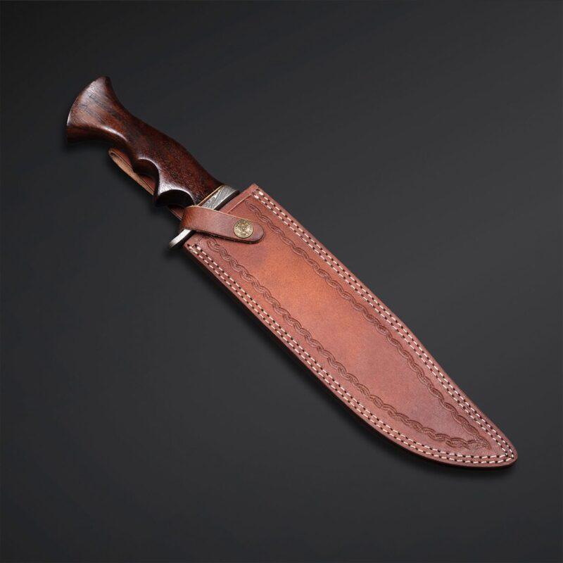 Premium Handcrafted Damascus Bowie Knife