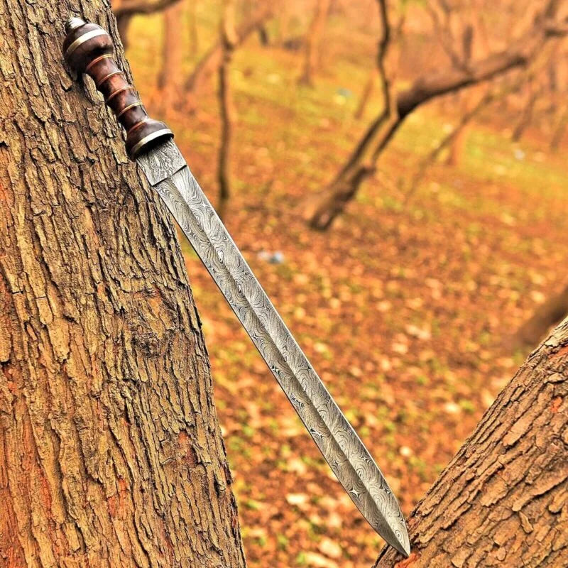Roman Gladius Damascus Steel Sword GLADIATOR Sword