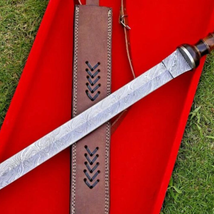 Roman Gladius Damascus Sword – Hand Forged Masterpiece