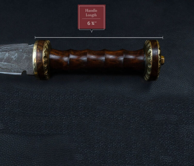 Roman Gladius Sword With Damascus Steel Blade