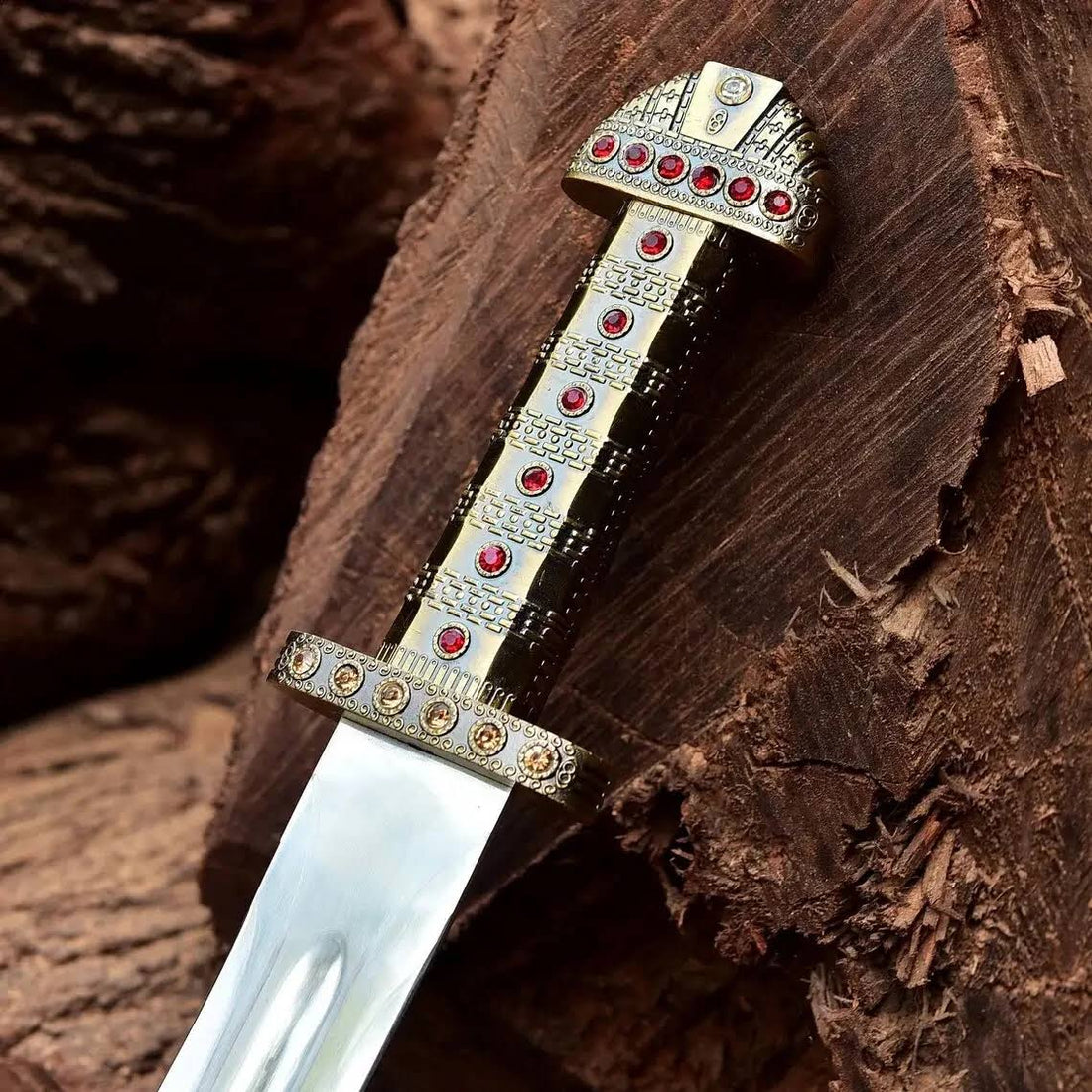 Viking Sword of Ragnar Lothbrok Antique-Style Accents
