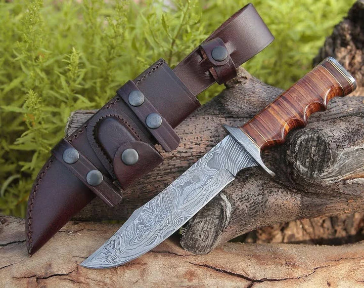 Premium Handcrafted Damascus Bowie Knife