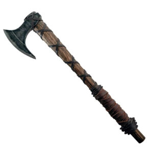 Ragnar Lothbrok Viking Axe – Hand-Forged Carbon Steel with Leather Sheath